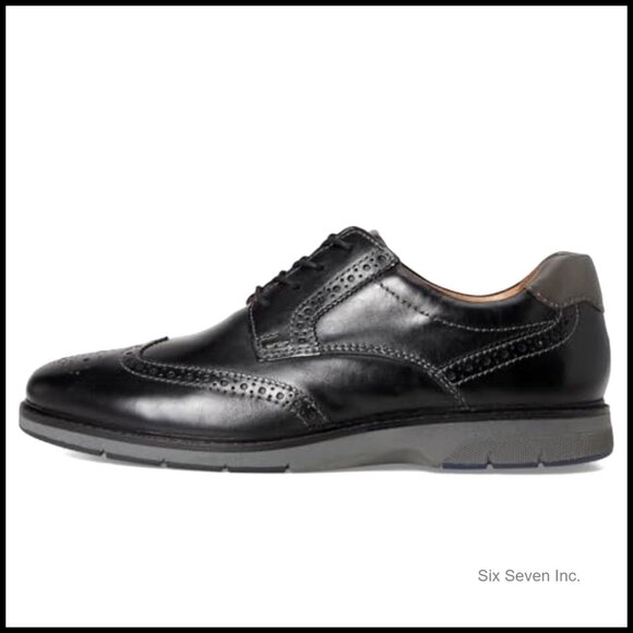 Men's Leather Oxfords Classic Casual Comfort Durable TR-Light Sole Removable - Picture 7 of 7